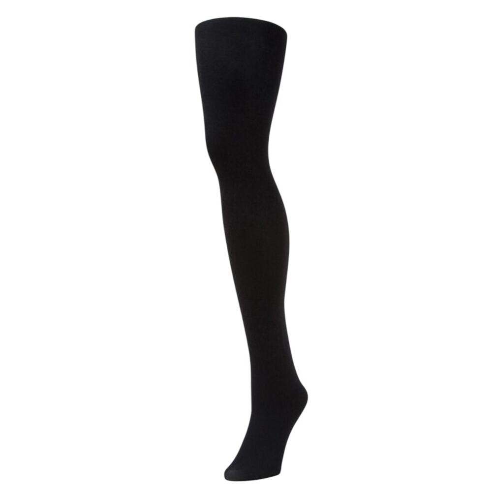 70% Cotton Blend Tights SMALL Black B.ella Erika Opaque NEW Italian Luxe Hosiery